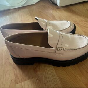 Women’s Reformation Agathea Loafer in Blush Pink